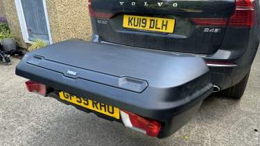 Tow bar storage rack sale